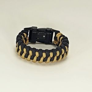 Paracord Tan & Black Bracelet